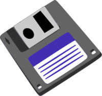 Floppy disk illustration